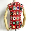 Vesten Gehaakt Dames Gebreid Vest Zomer Retro Mouwloze Dames Vesten Jas Vest Boho Jassen Boheems Strand Borduurvest