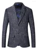 Herenpakken Mannelijke High End Business Britse stijl Slim Fit Blazers Lente Herfst Mode Kwaliteit Jasje Jas Plus Size