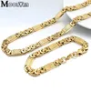 Moorvan Gold-Color Men Design Jewelry Set Party Necklace/Bracelet long 55cm/22cmトレンディなアクセサリーVBD022240115