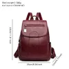 Sell womens largecapacity soft leather backpack antitheft travel bag outing mom girl storage Shcool 240103