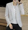 Brief Afdrukken Heren Blazers Mode Jas Designer Jassen Business Casual Slim Fit Formeel Pak Blazer Heren Pakken Stijlen