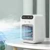 Electric Fans New Portable Mini Air Conditioner Cooler Fan Water Cooling Fan Air Conditioning air cooler For Office Mobile Air Conditioner YQ240104