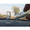 Pyrex Smoking Pipe Mini Glass Filter Tip OD12mm For Pre Rolling Dry Herb Tobacco with Cigarette Holder One Hitter Pipes 2mm Thick Wholesale Price
