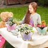 612 PCS Butterfly Centerpieces Tea Party Favors Table Decor för Baby Shower Birthday Wedding tema leveranser 240104