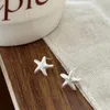 Hoop örhängen BF Club 925 Sterling Silver for Women Trendy Starfish Earring Prevent Allergy Party Accessories Christmas Gift