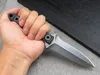 Nuovo A1230 Coltello dritto di sopravvivenza di alta qualità D2 Black Stone Wash Lama a doppio bordo Full Tang G10 Maniglia Coltelli tattici a lama fissa da campeggio esterna con Kydex