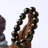 Charm Bracelets Black Mens Bracelet Buddhism Prayer Beads Women Bangles Rosary Women's Meditation Bath