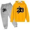 Basketball Hoodie Sports Hoodie Set Spring Autumn Children HoodiePants 2-Piece Set Teen Cute 4-14Y Boys Kids Girls Hoodie Suits 240104