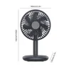 Electric Fans Portable Desk Fan USB Rechargeable 1200mAh Folding Cooling Fan 4-Speed Outdoor Camping Mini Floor Fan Summer Home Silent Fan New YQ240104