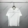 24SS Europe Mens T Shirty Men Designer TEE Letna litera drukowania krótkiego rękawu T-koszulka Bawełna Kobiety Czarne białe paski drukowane tshirts xs-l