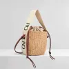 Handle Raffias Straw Weave Beach Designer Sac fourre-tout Femme Femme Men de main Woody Week-end Classic Clutch Voyage Panier de voyage