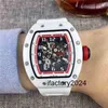 Rôles Watch Men Bbr Factory Richasmille Luxury Montres Mécanique Multi-fonction Superclone RM030 entièrement en céramique Hollow Out PE