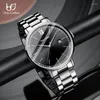 Montres-bracelets Time Gather Watch Mode pour hommes Silver Business Light Montres mécaniques de luxe