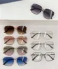 Nowy projekt mody Motyl Kształt Okulary przeciwsłoneczne 1414O Metalowa rama prosta i popularna styl wszechstronny obiektyw UV400 Ochronne okulary najwyższej jakości