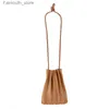 Evening Bags 2023 New Sweet Fold Shoulder Bag Korean Version Simple Mini Mobile Phone Bag Fashion Casual Soft Leather Crossbody Bag Q240104