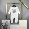 Nyfödda baby rompers flickor pojke kort ärm ren bomullskläder designer varumärke tecknad björn barn spädbarn baby romper barn pajamas kalekids cxd240144-6