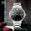 Montres-bracelets Time Gather Watch Mode pour hommes Silver Business Light Montres mécaniques de luxe