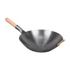 Pans Wok Stainless Steel Frying Pan For Home Flat Non Stick Kitchen Accessory Iron Cooking Gadget Nonstick