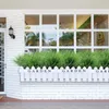 装飾的な花人工植物屋外偽の植物緑の茂みUV抵抗性の庭のポーチ窓箱