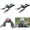 Decorazione del partito Halloween Cling Zombie Prop Animato Horror Haunted House Floor Decor Y201006 Consegna a domicilio Giardino festivo Sup Dhset