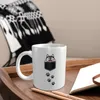 Muggar Mark Cup Mug Siberian Husky i Pocket Söt valphundälskare Kappkläder Kaffete Mjölkvatten Travel för kontorshem