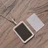 Pendentif Colliers Full Square Hip Hop No Family Po Frame Rap Collier