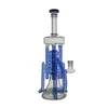 Gridding Waterpijpen Glazen Bong Recycler Roken Waterpijp Dab Rig 31cm Hoogte met 14mm Verbinding