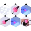 Nail Art Kits 120pcs Polish Display Table With Stickers Round Salon Color Showing Shelf Manicure Flat Back Card Tool