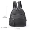 Westal 100％レザーラップトップバックパックSchoolBag Antitheftバックパック女性用の防水バッグMochila 172 240103