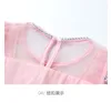 Girl Dresses Princess Party Dress For Baby Girls Sequined Pink Mesh Summer Children Clothes 3 4 5 6 8 10 Years