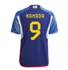 Jerseys de football Japon ATOM Tsubasa Kubo Tanaka Doan Endo Minamiho Kamada Kyogo Tomiyasu ITO UEDA Équipe nationale 22 23 24 Chemises de football pour hommes et enfants