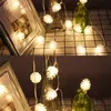 1 Stück Tannenzapfen-LED-Weihnachtsfeiertags-Farblichter, Partylicht, Abendtisch-Anhänger, Hofdekoration, Lichterketten, batteriebetrieben (kein Stecker)