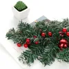 Decorative Flowers Red Berry Stems Artificial Pine Picks For Christmas Tree Decorations Flower Arrangements