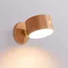 Lampa ścienna ładowna kinkietowa LED Monted Bedside z portem USB 360 obracaj światło bezbłędne