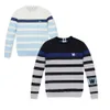 Fashion Golf Wear AutumnWinter Men's Knitwear Round Neck Long Sleeve Warm Sweater 240104