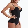 Shapers pour femmes, grande taille, corset une pièce, soutien de la poitrine, triangle en dentelle, sous-vêtements à sangle rembourrée