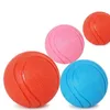 Jouets pour chiens à mâcher HOOPET jouet pour chien balle en caoutchouc résistant aux morsures jouet pour chiens chiot Teddy Pitbull couleur rouge balle solide S-XL fournitures pour animaux de compagnie