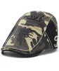 Katoenen platte pet Bill Hat Newsboy Ivy Cabbie Drving Hat Jacht Golf Heren Dames Verstelbaar Gatsby Mode Camouflage 1985 Embroi75548636595903