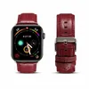 Accessories Fhx19xn Luxury leather crocodile pattern single loop strap Apple Watch 6 5 4 3 first layer leather strap 38mm 40mm 42mm 44mm