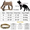 Taktische Militärweste K9 Pet Outdoor Training Hundegeschirr und Leine Set mit Halsband für mittelgroße große Hunde Deutscher Schäferhund 240103