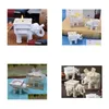 Party Favor Faveurs de mariage Lucky Elephant Tea Light Bougeoir Party Favor Cadeau Drop Livraison Maison Jardin Fête Fournitures Ev Dhh3F