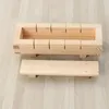 Wooden Rectangular Sushi Press Mold Box Making Kit DIY Rice Roller Molds Kitchen Tools As Shown 240103