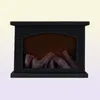 Electric Fireplace Lantern Led Flame Log Effect Rectangle Fire Place For Home Decor Indoor Christmas Ornaments5499303