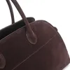 Row Classic Margaux 15 TOTE gładki skórzana ręczna ręczna ręka