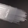 500pcs Plastik Saman Tek Kullanımlık 15 cm Kısa Şeffaf Sert Dökme İnce Emtia Mutfak Aksesuarları Ticari DIY 240103