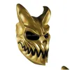 Máscaras de festa Abate para prevalecer Alex Terrible S Prop Halloween Cosplay Criança da Escuridão Mask7301875 Drop Delivery Home Garden Fest Dhbr6