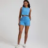 Lu Align Woman Gym tenue douce Solide Solid Fitness Color Set à silon