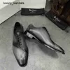 Berluti Herren-Kleiderschuhe, Lederschuhe, Berlut, neue Herren-Venezia-Vintage-Spleiß-Oxford-Handarbeit, Farbpolierung, formelle Business-Rj