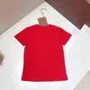 Barns designer t-shirts för barn tjej pojke ren bomullsskjortor barn lyx sommar tees baby sommar outwears kläder barn kort ärm chd2401046-6