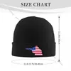 Berets Knitted Hat For Men Women United States Of America Country Flag Winter Thick Cap